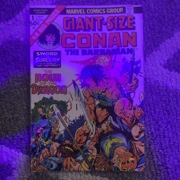 GIANT SIZE CONAN THE BARBARIAN 68 PAGES 50 Cent Sept 02923 - Picture 1 of 6